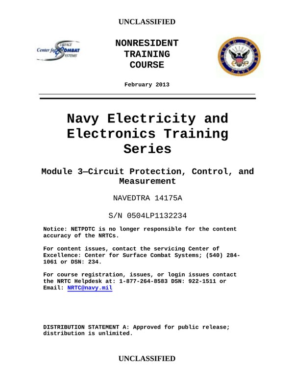 Front cover of NEETS Module 3