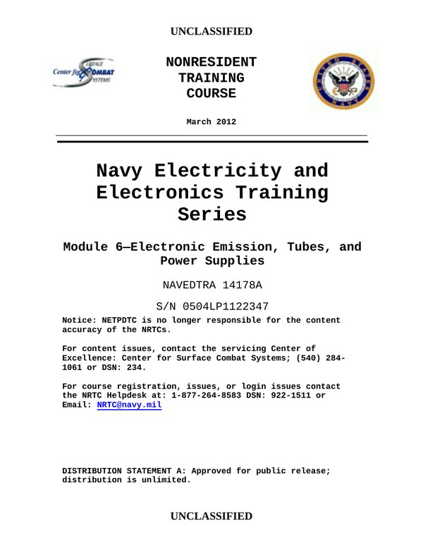 Front cover of NEETS Module 6