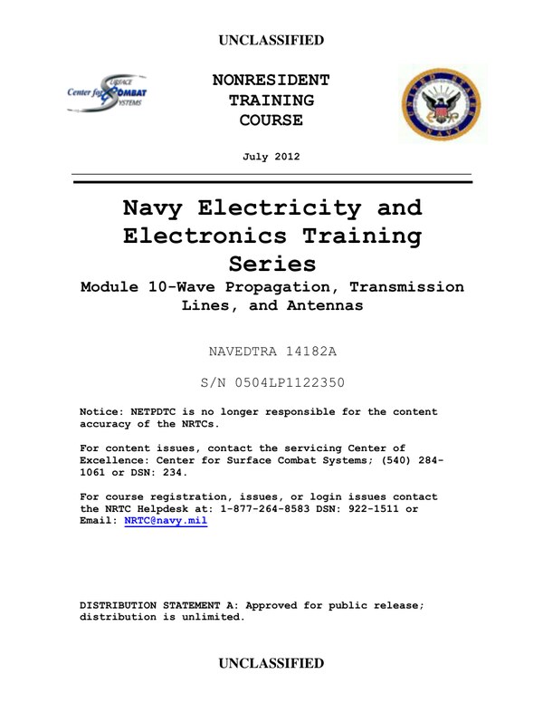 Front cover of NEETS Module 10