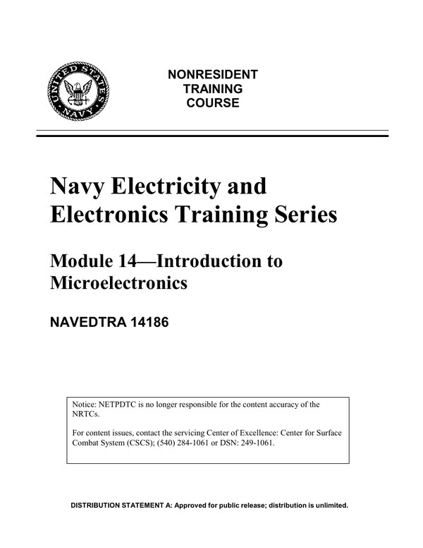 Front cover of NEETS Module 14
