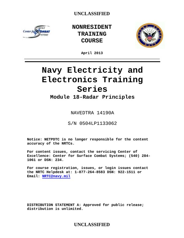 Front cover of NEETS Module 18