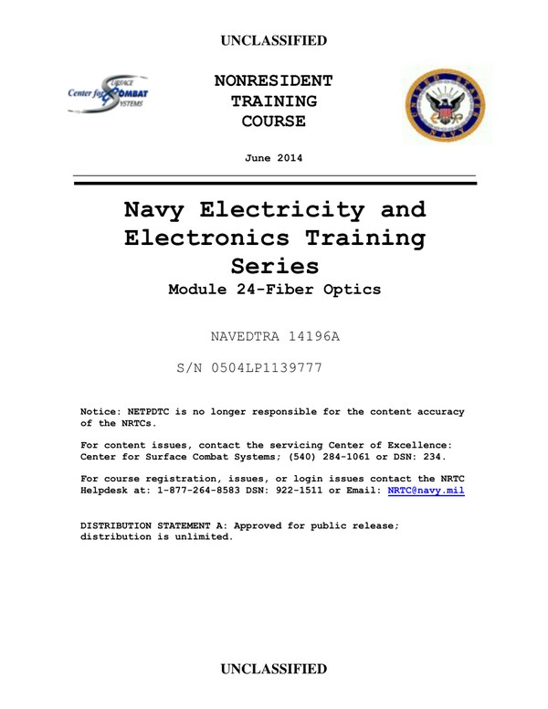 Front cover of NEETS Module 24